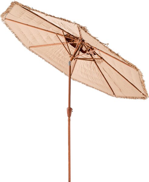 Parasol somiany VEVOR Hawaii, 2,75 m, odchylany, dwuwarstwowy, parasol plaowy ze som PP i 8 metalowymi rozpórkami, parasol ogrodowy, parasol na pla, patio, przy basenie, na podwórko i do ogrodu