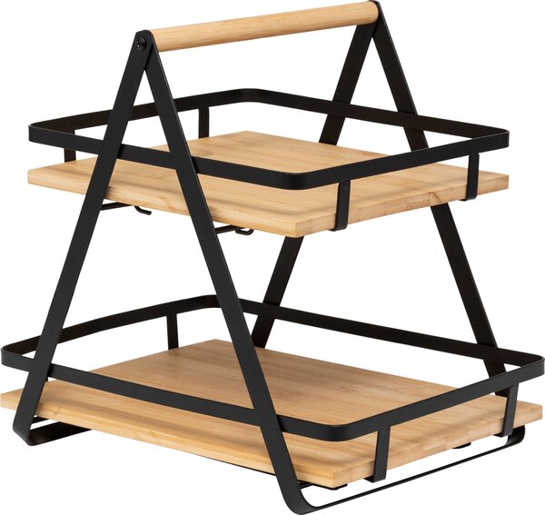 Póka stojca na blat kuchenny ORDERA, 2-poziomy, 30,5 x 22,5 x 29 cm