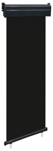 Markiza boczna na balkon, 65 x 250 cm, czarna