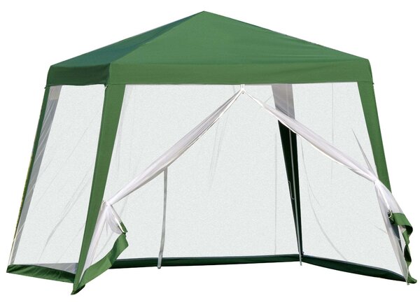 Sunny Garden pawilon namiot imprezowy namiot ogrodowy z moskitier zielony 3 x 3 m