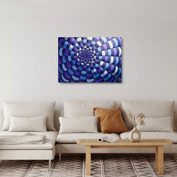 Obraz na szkle - struktura latającego balonu (70x50 cm)