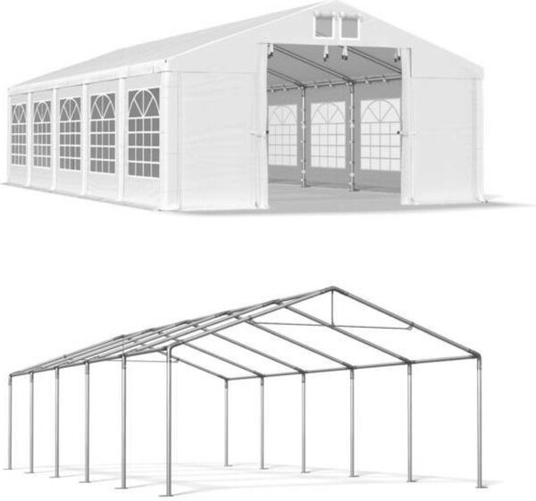Namiot Imprezowy Letni 6x10 Biay SUMMER ISD