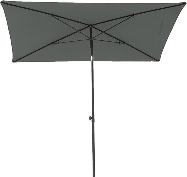 Parasol tarasowy KOMFOTTEU, prostoktny, odchylany o 30°, z torb do przenoszenia i ochron przeciwsoneczn, na balkon, basen, pla, 213 x 140 x 245 cm