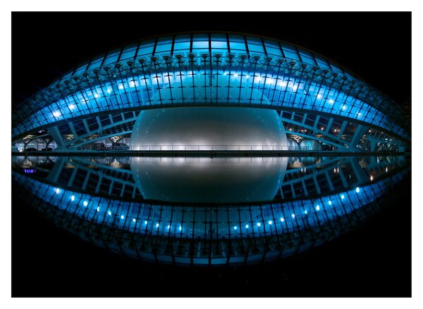 Obraz na szkle - stadion piłkarski (70x50 cm)