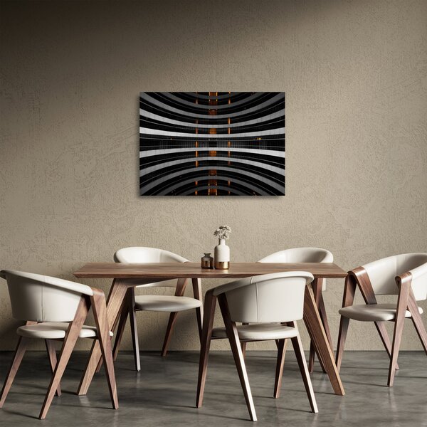 Obraz na szkle - Abstrakcyjny obraz - budynek (70x50 cm)