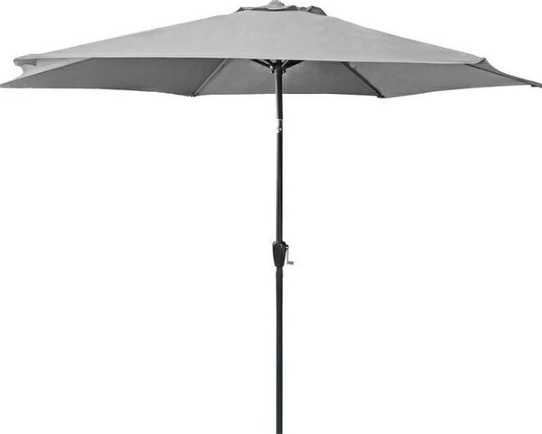 Parasol ogrodowy BOSTON rednica 2,7m jasnoszary