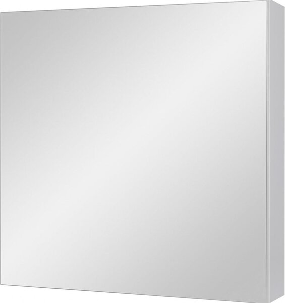 Szafka Lustrzana Wiszca Biaa 60x60x13,8 cm IDA AM-MSL-603-07 - Ciche Domykanie, Uniwersalne Drzwi, Polskie Wykonanie