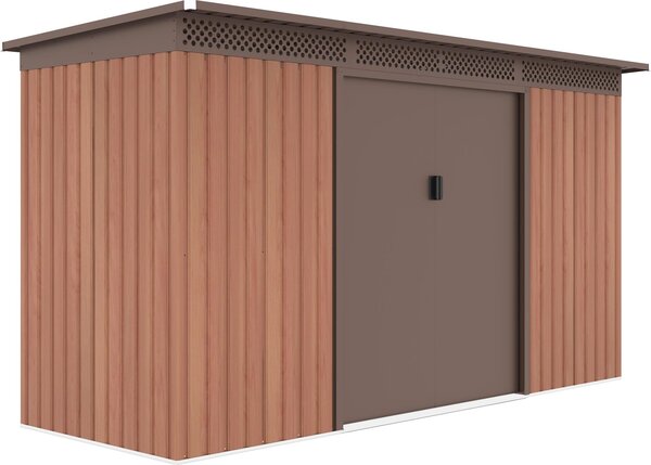 G21 Domek ogrodowy G21 GRAH 483 - 340 x 142 cm, brzowy G21-6390092