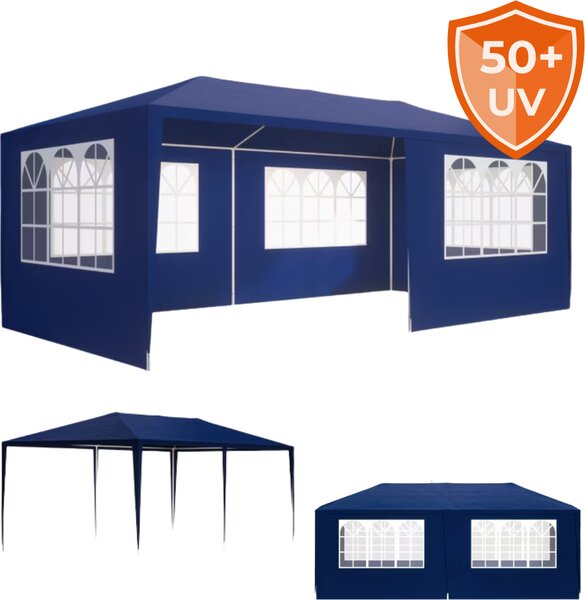 Namiot imprezowy NEAPOL, 3x6m, niebieska