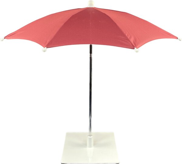 Parasol - Bordeaux | mini parasol balkonowy | parasol | parasol ze stojakiem | pywajcy parasol | parasole | tkanina zacieniajca | obciony stojak na parasol | chodziarka do napojów na zewntrz | Bordeaux