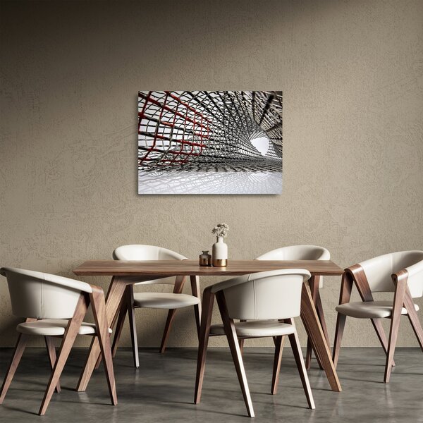 Obraz na szkle - żelazna konstrukcja (70x50 cm)