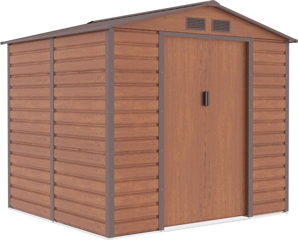 Domek ogrodowy G21 GAH 407 - 213 x 191 cm, brzowy