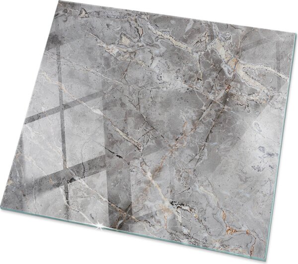 Natural Marble Pattern- Szklany blat kuchenny - Szklany blat kuchenny - Nowoczesny blat kuchenny - Trway blat kuchenny - Higieniczny blat kuchenny - atwy do czyszczenia blat kuchenny - 60x60 cm