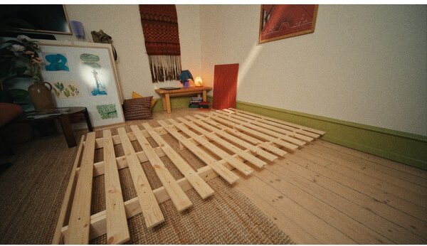 Sofa rozkładana Karup Design Roots Raw/Beige