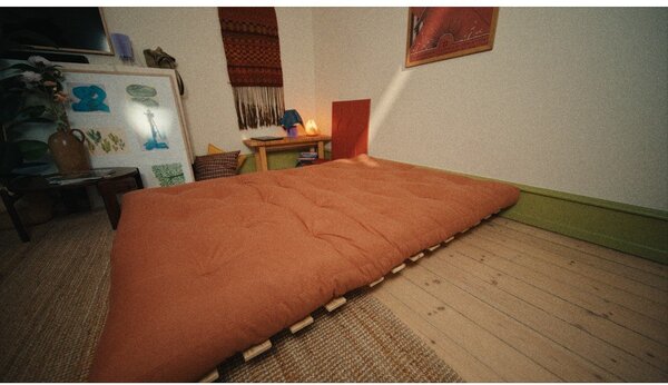 Sofa rozkładana Karup Design Roots Raw/Beige