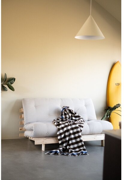 Żółta rozkładana sofa 160 cm Roots – Karup Design
