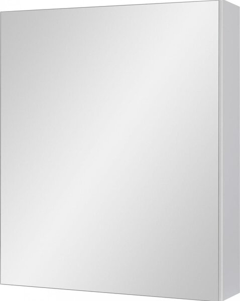 Szafka Lustrzana 50cm Biaa IDA AM-MSL-503-07 z Cichym Domykaniem - Nowoczesny i Funkcjonalny Mebel azienkowy
