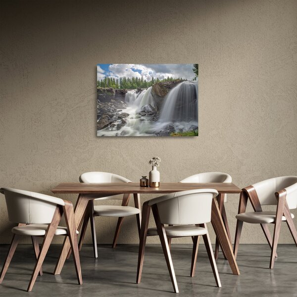 Obraz na szkle - wodospady (70x50 cm)