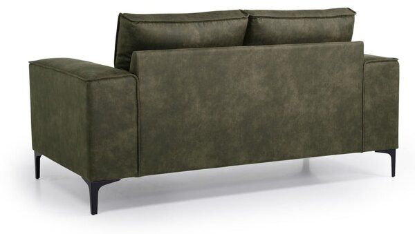 Zielona sofa z imitacji skóry 164 cm Copenhagen – Scandic
