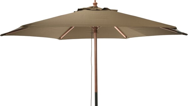Parasol ogrodowy drewniany, Ø 250 cm