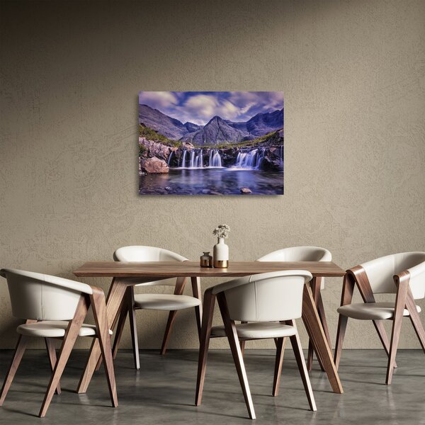 Obraz na szkle - wodospady (70x50 cm)