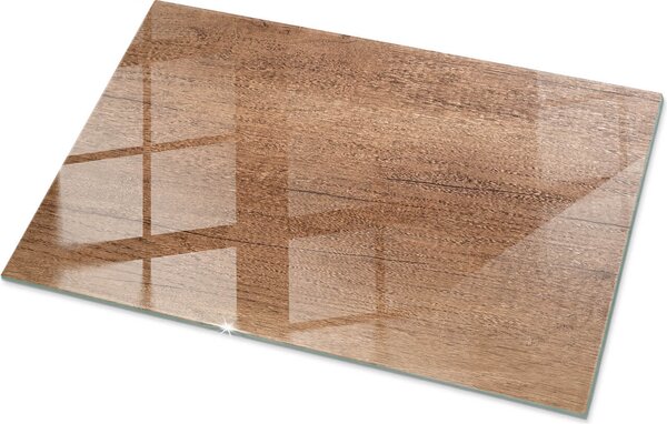 Natural Wood Pattern- Glass Kitchen Worktop - Szklany blat kuchenny - Nowoczesny blat kuchenny - Trway blat kuchenny - Higieniczny blat kuchenny - atwy do czyszczenia blat kuchenny - 100x70 cm