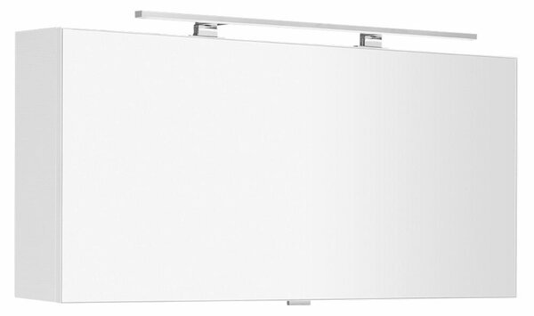 Sapho Cloe - Szafka lustrzana z owietleniem LED, 1200x500x180 mm, biaa CE120-0030