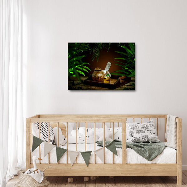 Obraz na szkle - rzeczy spa (70x50 cm)