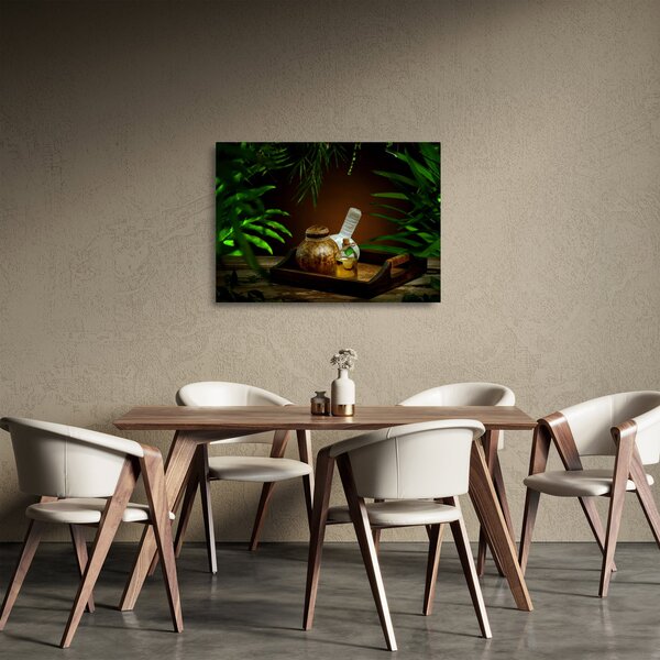 Obraz na szkle - rzeczy spa (70x50 cm)