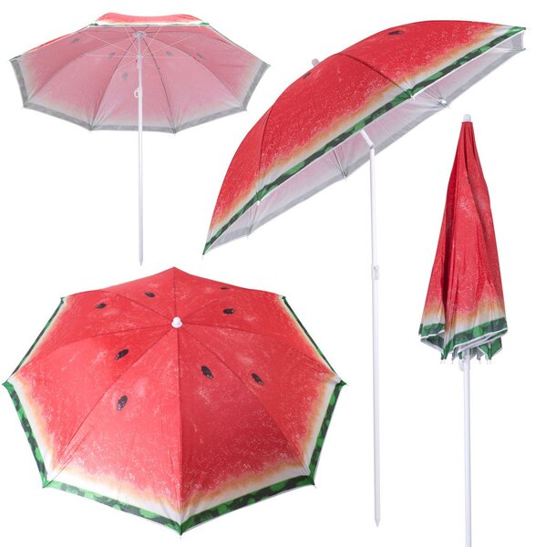 Parasol ogrodowy plaowy regulowany 150cm amany arbuz