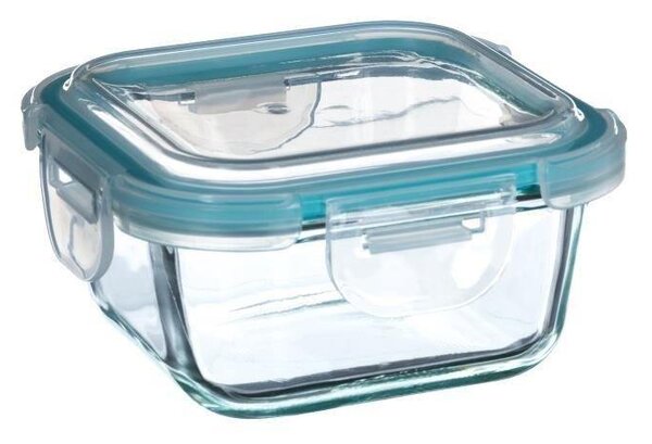 Pojemnik szklany na żywność z pokrywką, 330 ml