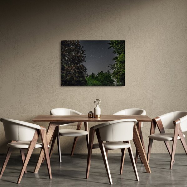 Obraz na szkle - nocne niebo (70x50 cm)