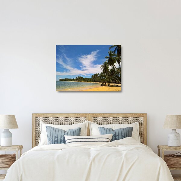 Obraz na szkle - plaża (70x50 cm)