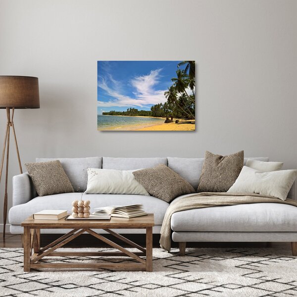 Obraz na szkle - plaża (70x50 cm)