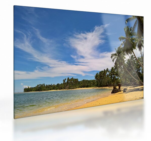 Obraz na szkle - plaża (70x50 cm)