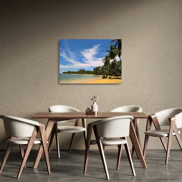 Obraz na szkle - plaża (70x50 cm)