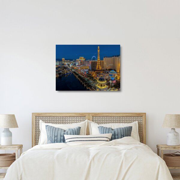 Obraz na szkle - Las Vegas nocą (70x50 cm)