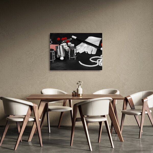 Obraz na szkle - rzeczy magika (70x50 cm)