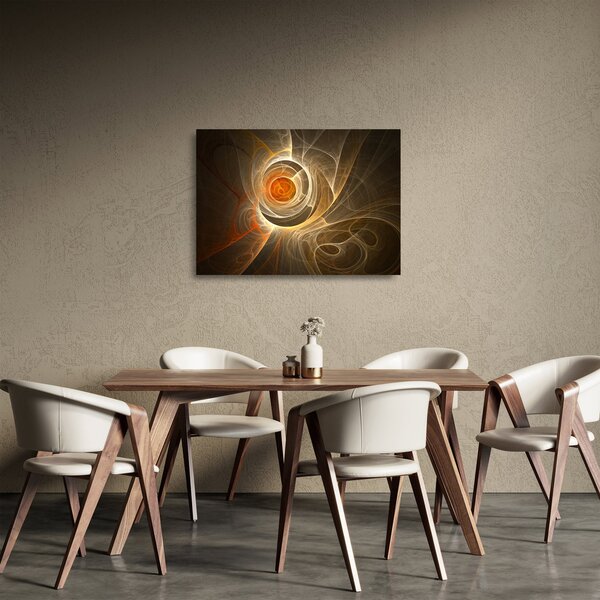 Obraz na szkle - abstrakcja (70x50 cm)