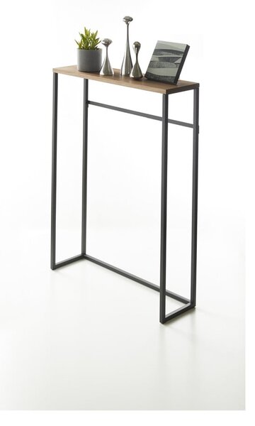 Czarna konsola 18.5x60 cm Tower – YAMAZAKI
