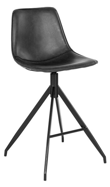 Czarne hokery zestaw 2 szt. 84 cm Monaco – House Nordic