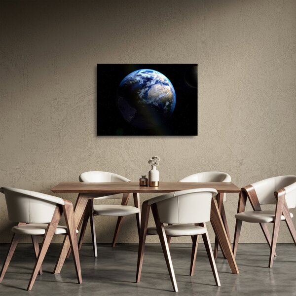 Obraz na szkle planety Ziemia (70x50 cm)