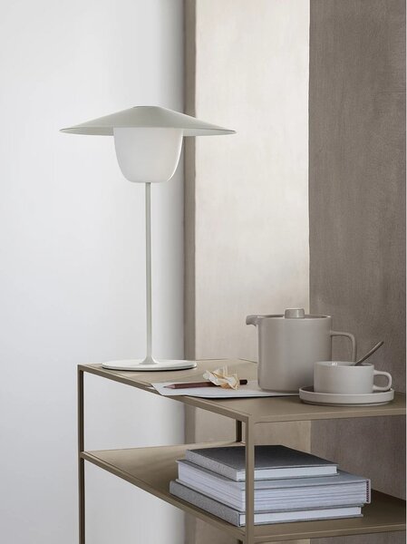 Ciemnoszara metalowa konsola 35x85 cm Fera – Blomus