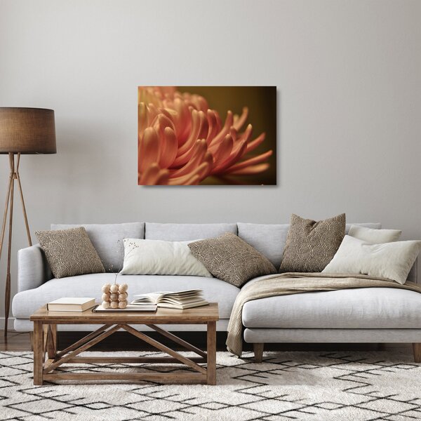 Obraz na szkle szczegółów kwiatu (70x50 cm)