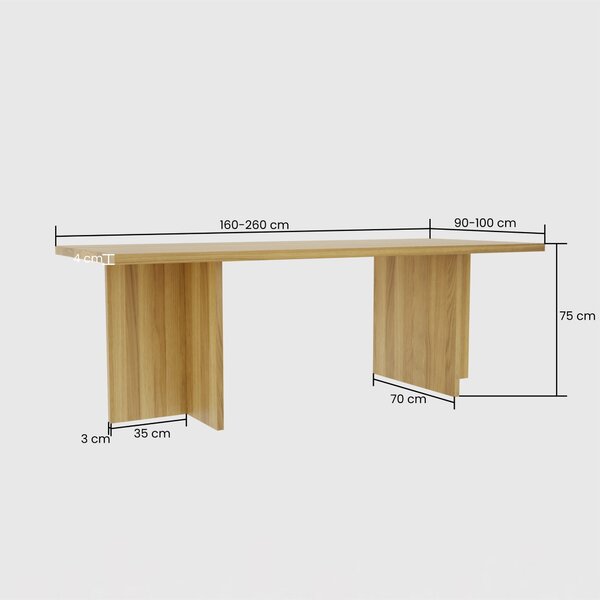 Stół drewniany Harmony Wood – Solidy Stół z Litego Drewna