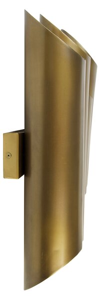 Industrialna lampa ścienna mosiężna 10-światłowa - Whistle