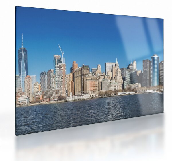 Obraz na szkle - Manhattan w Nowym Jorku (70x50 cm)