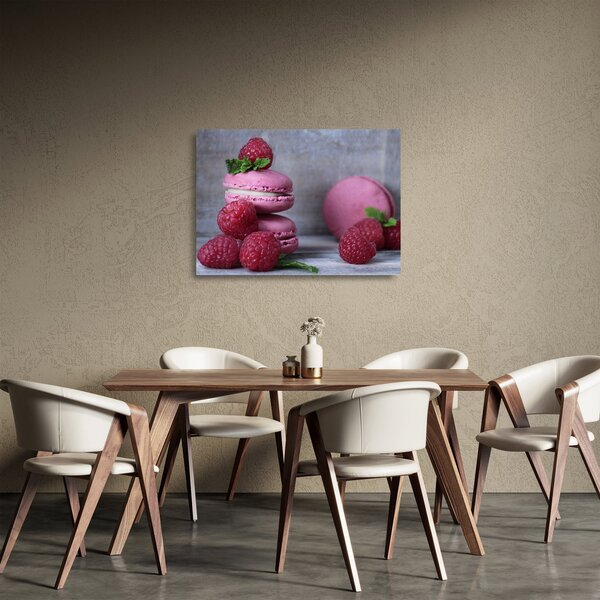 Obraz na szkle makaroników (70x50 cm)