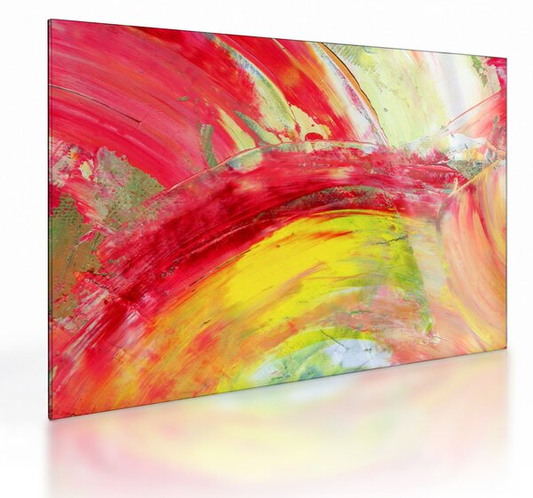 Obraz na szkle abstrakcji - malarstwo (70x50 cm)