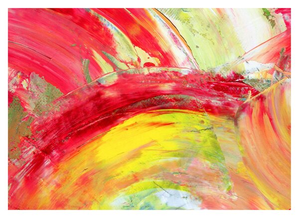 Obraz na szkle abstrakcji - malarstwo (70x50 cm)